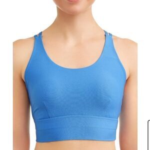 Body Up Blue Sports Bra Womens Sz Small NEW with Tags